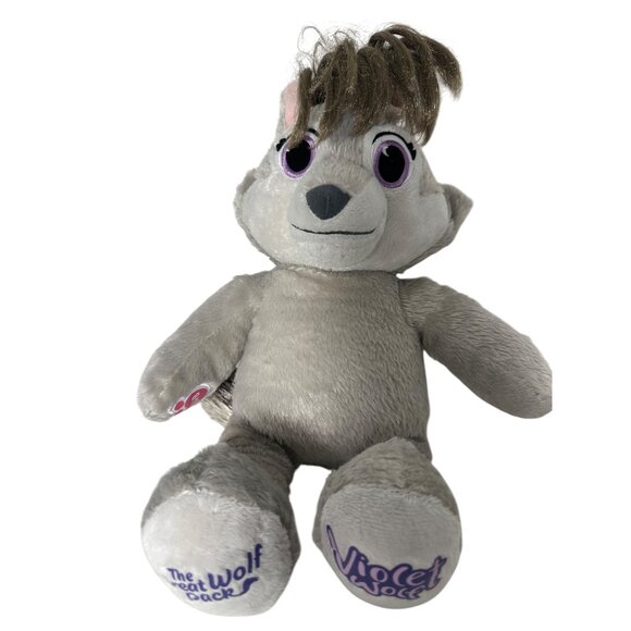 Violet Wolf Plush Toy By The Wild Wolf Pack Great Wolf Lodge Cuddly Stuffed Anim - Picture 3 of 9